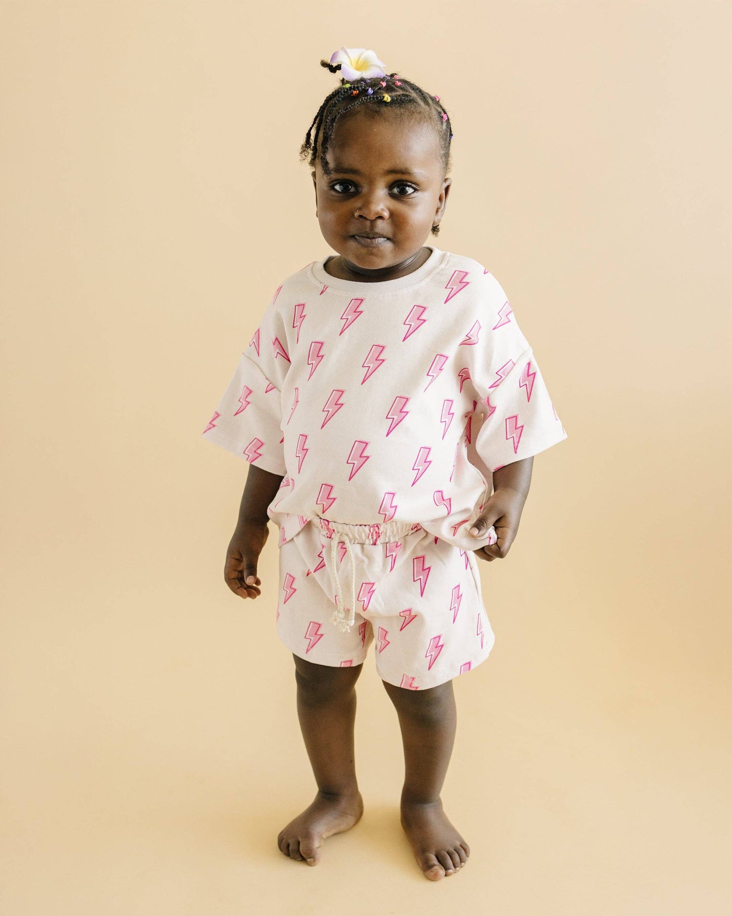 Shorts Set | Pink Bolts