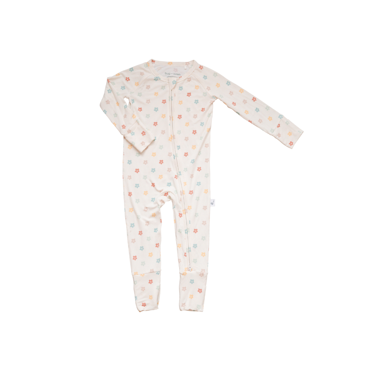 Bamboo 2-Way Convertible Zip Romper | Sunlit Daisy